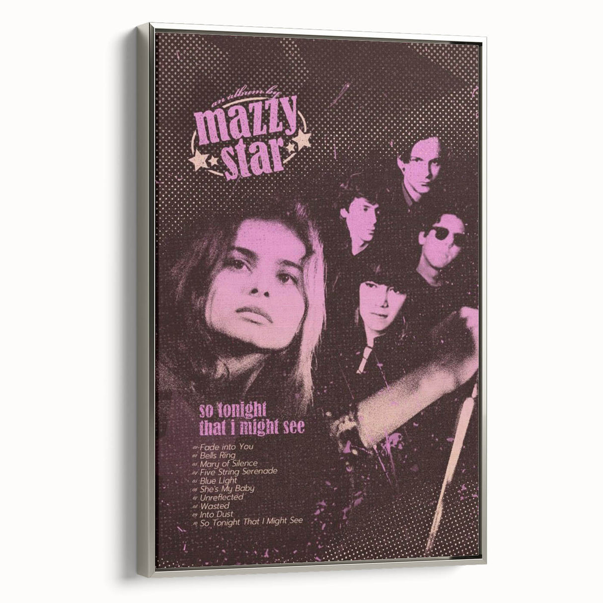 Mazzy Star So Tonight That I Might See Poster - Retro Music Art