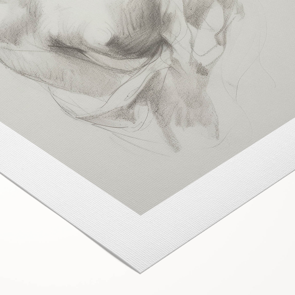 Abstract figurative rolled canvas artwork showcasing vibrant colors and dynamic shapes, ideal for modern decor. Comes securely packaged in a protective tube.