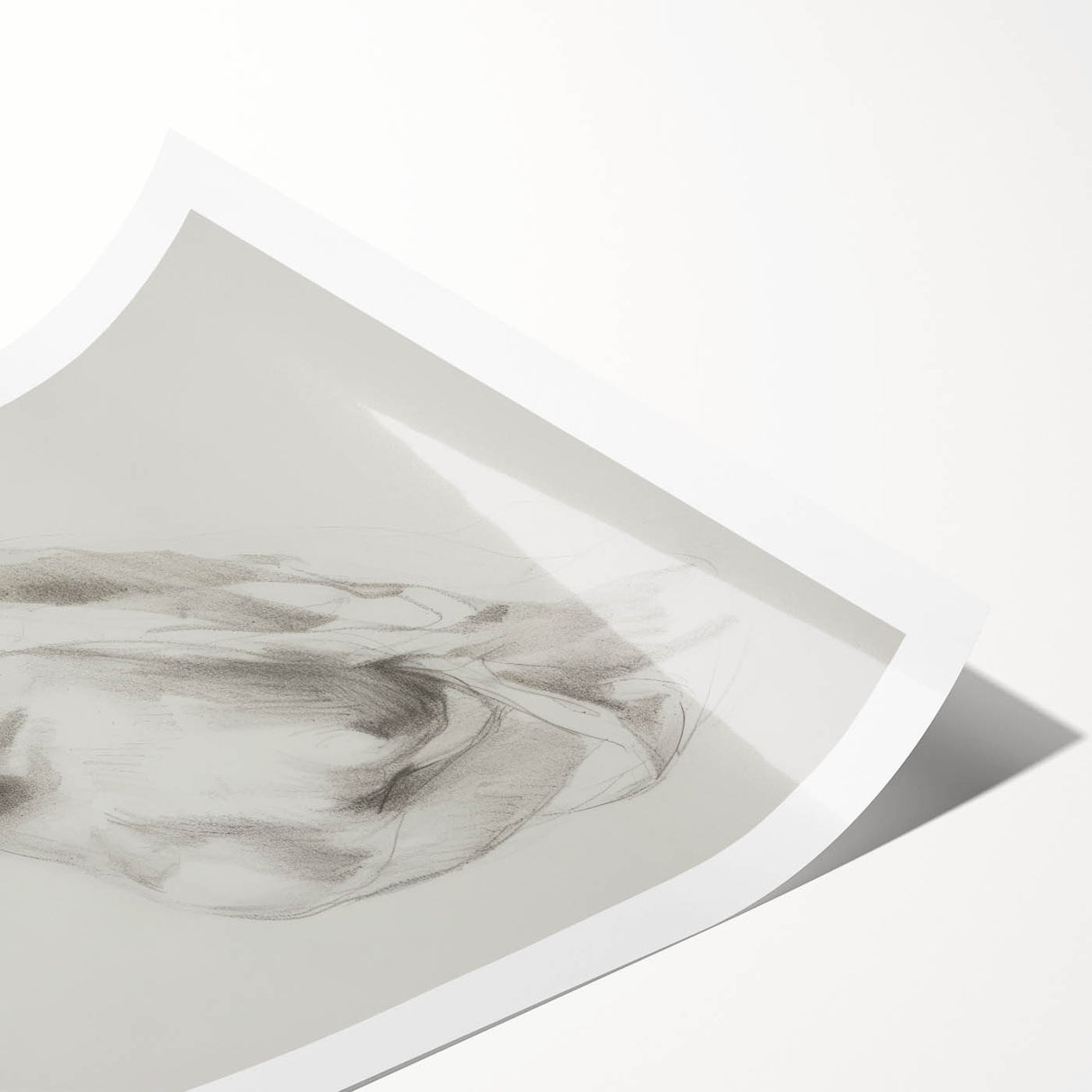 Abstract figurative art print showcasing vibrant colors and dynamic shapes, rolled for shipping in a durable tube, perfect for modern home decor.