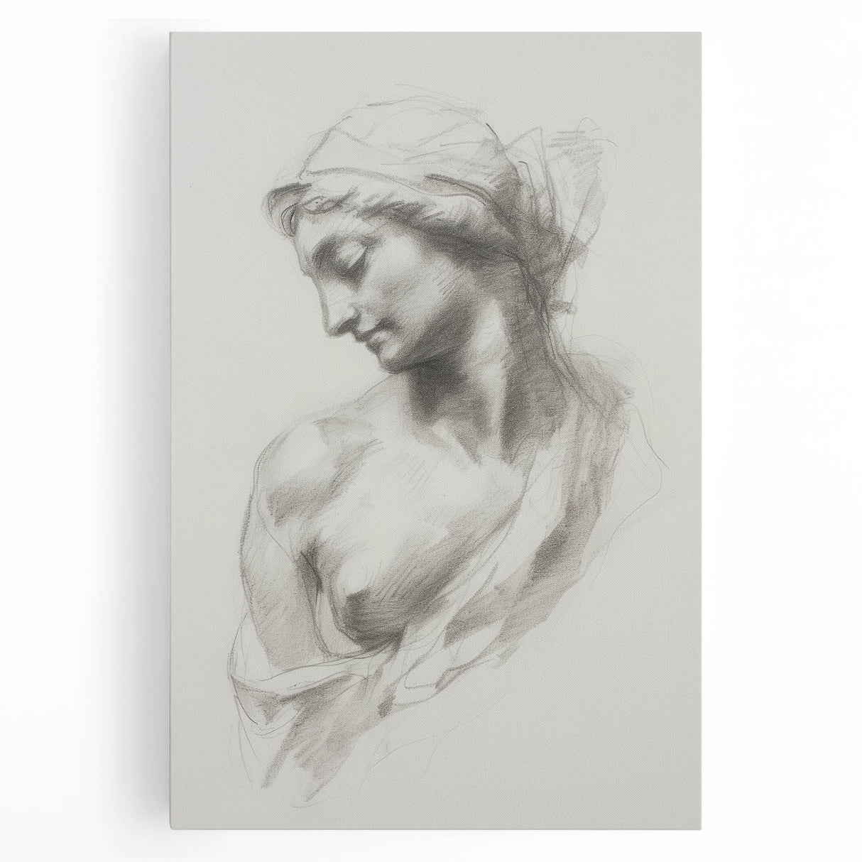 Abstract figurative stretched canvas artwork showcasing vibrant colors and dynamic shapes, ideal for modern home decor, enhancing any living space.