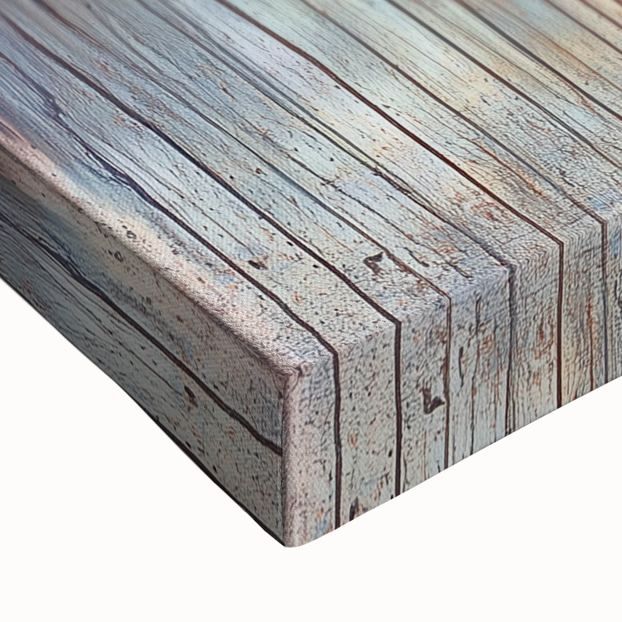 Close-up of an abstract floral design on stretched canvas, showcasing vibrant colors and intricate detailing, perfect for modern home decor.