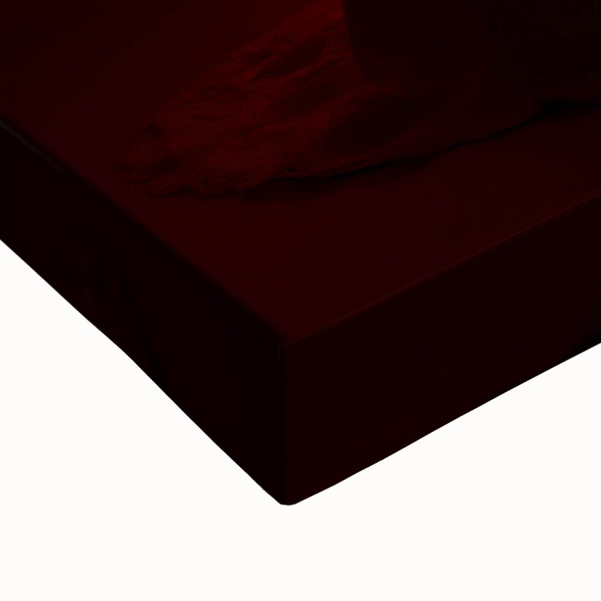 Crimson Glow – Emotive Silhouette Wall Art with Red Elegance