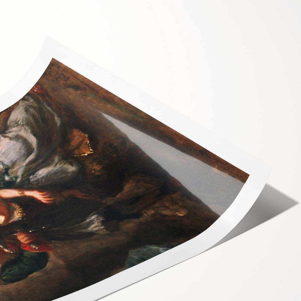 Historical Romanticism Canvas: Selim and Zuleika - Classic Romantic Art