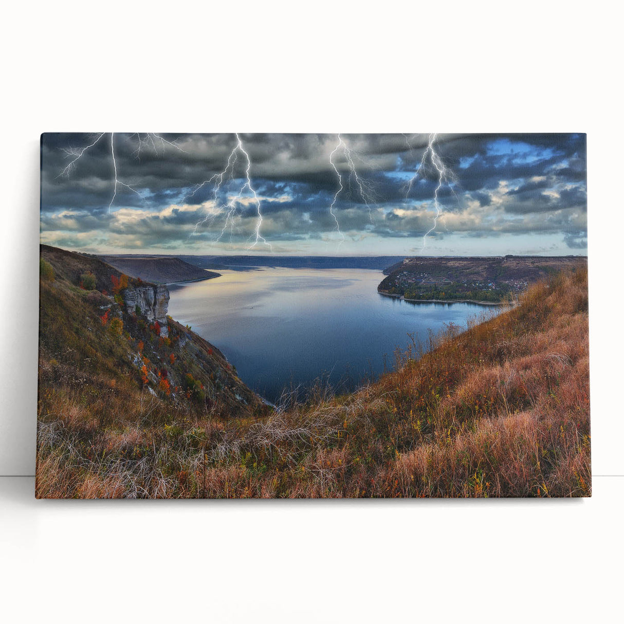 Black and white stretched canvas of a European cityscape, ideal for kitchen wall art or bedroom ambiance.