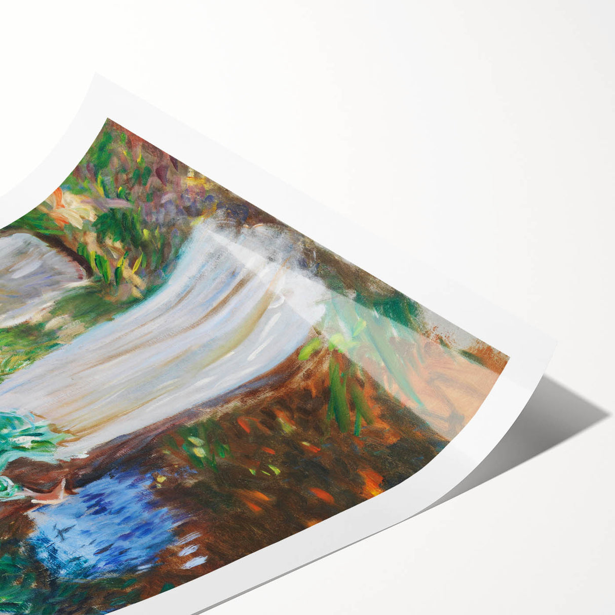 Romanticism Art: Two Girls with Parasols - Vibrant Painting by Sargent