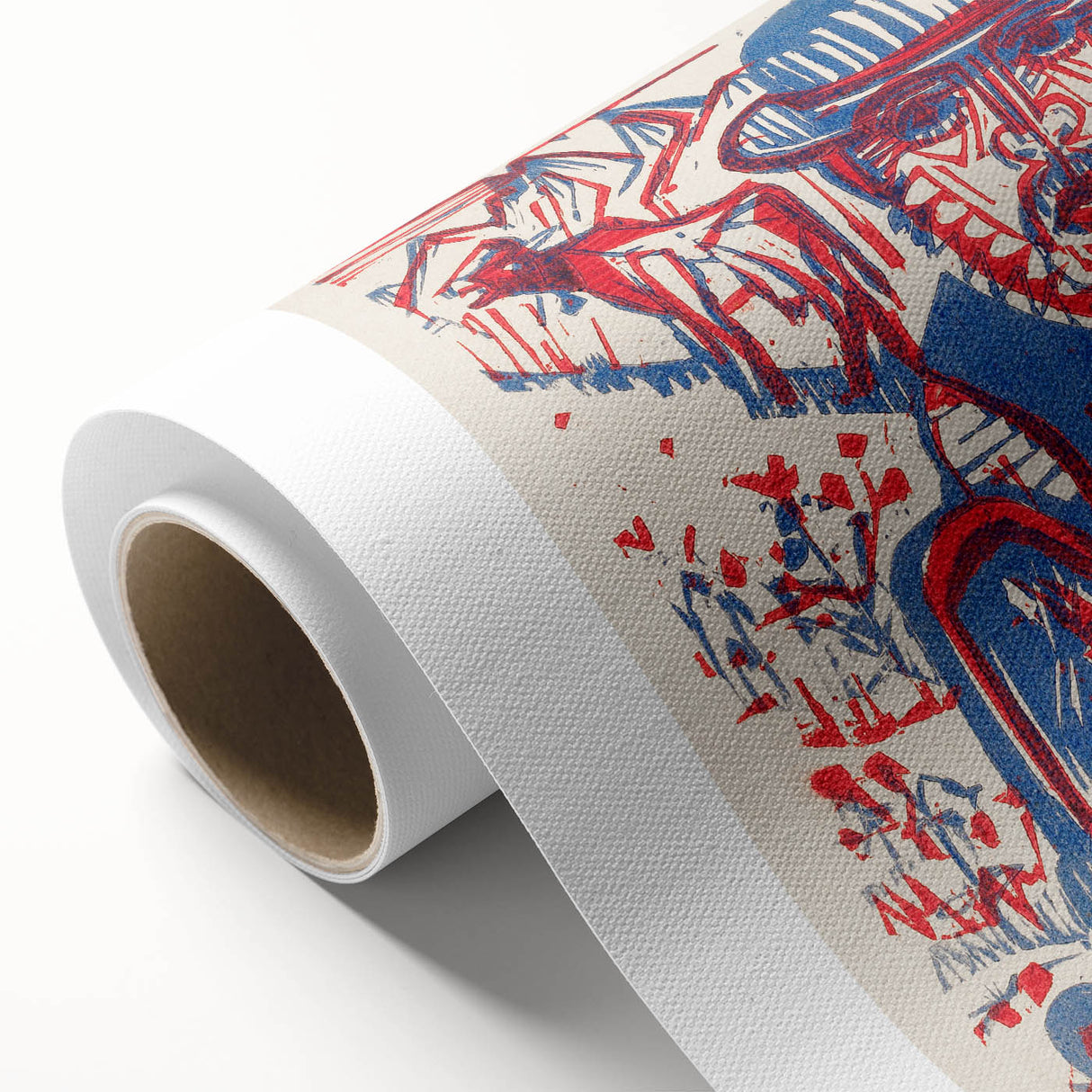 Expressionist Art - Smoking Peasant by Ernst Ludwig Kirchner