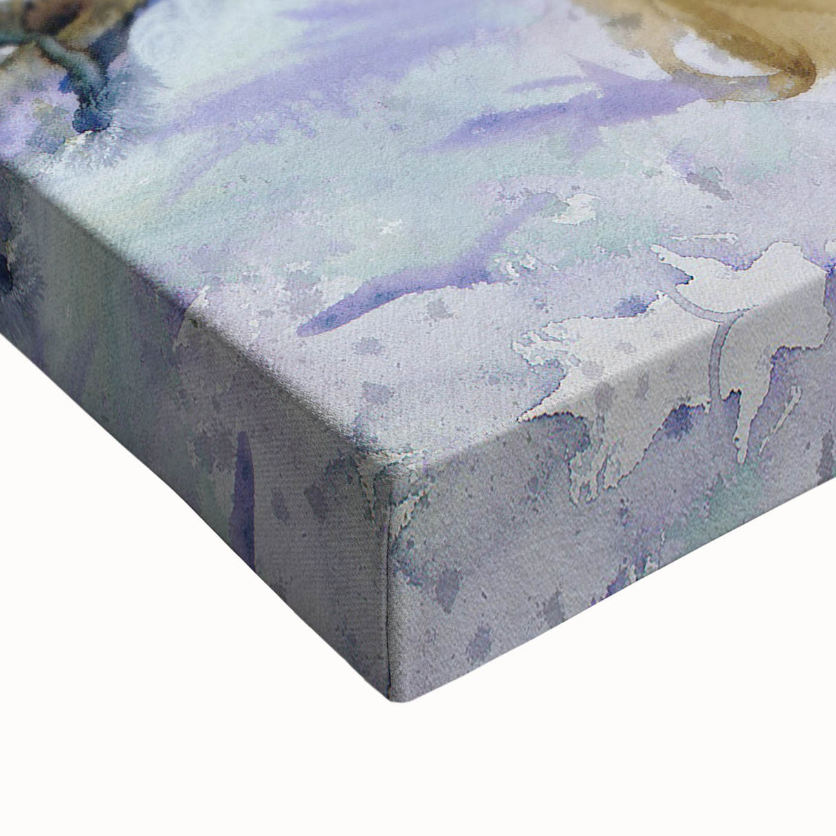 Romanticism Art: Rushing Brook - Dynamic Watercolor by John Sargent