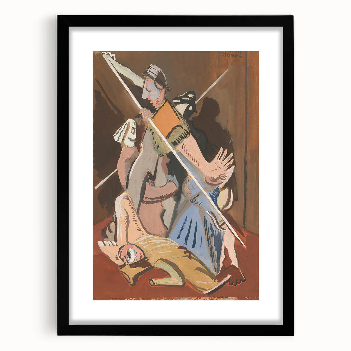 Expressionist Art - St. by Cyprián Majerník