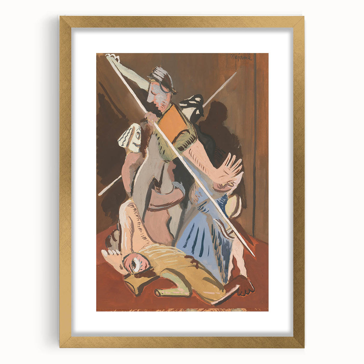 Expressionist Art - St. by Cyprián Majerník