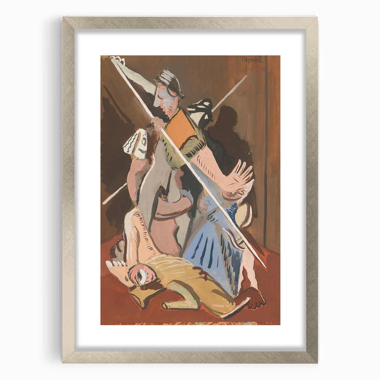 Expressionist Art - St. by Cyprián Majerník