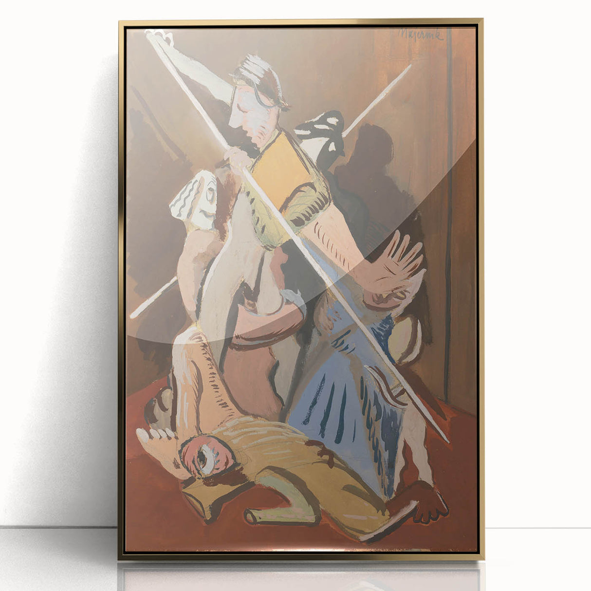 Expressionist Art - St. by Cyprián Majerník