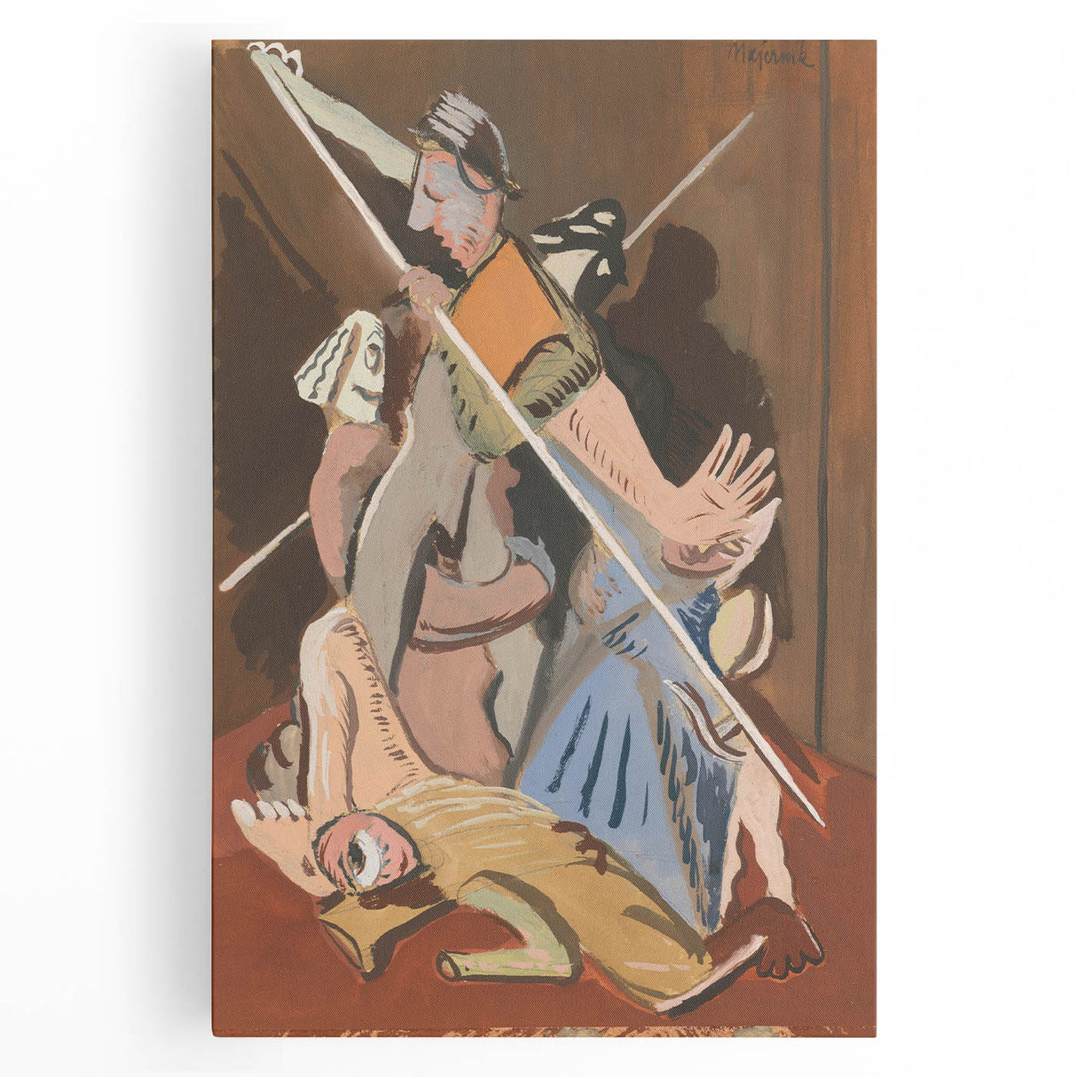 Expressionist Art - St. by Cyprián Majerník