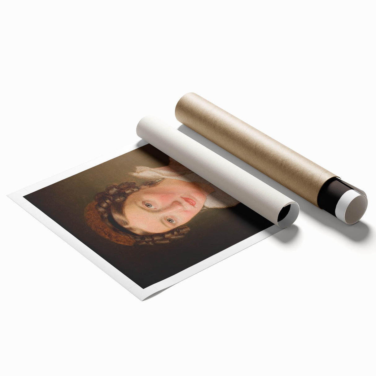 Romantic Art Prints: Suzanne Juel Portrait - Classic Romanticism Canvas