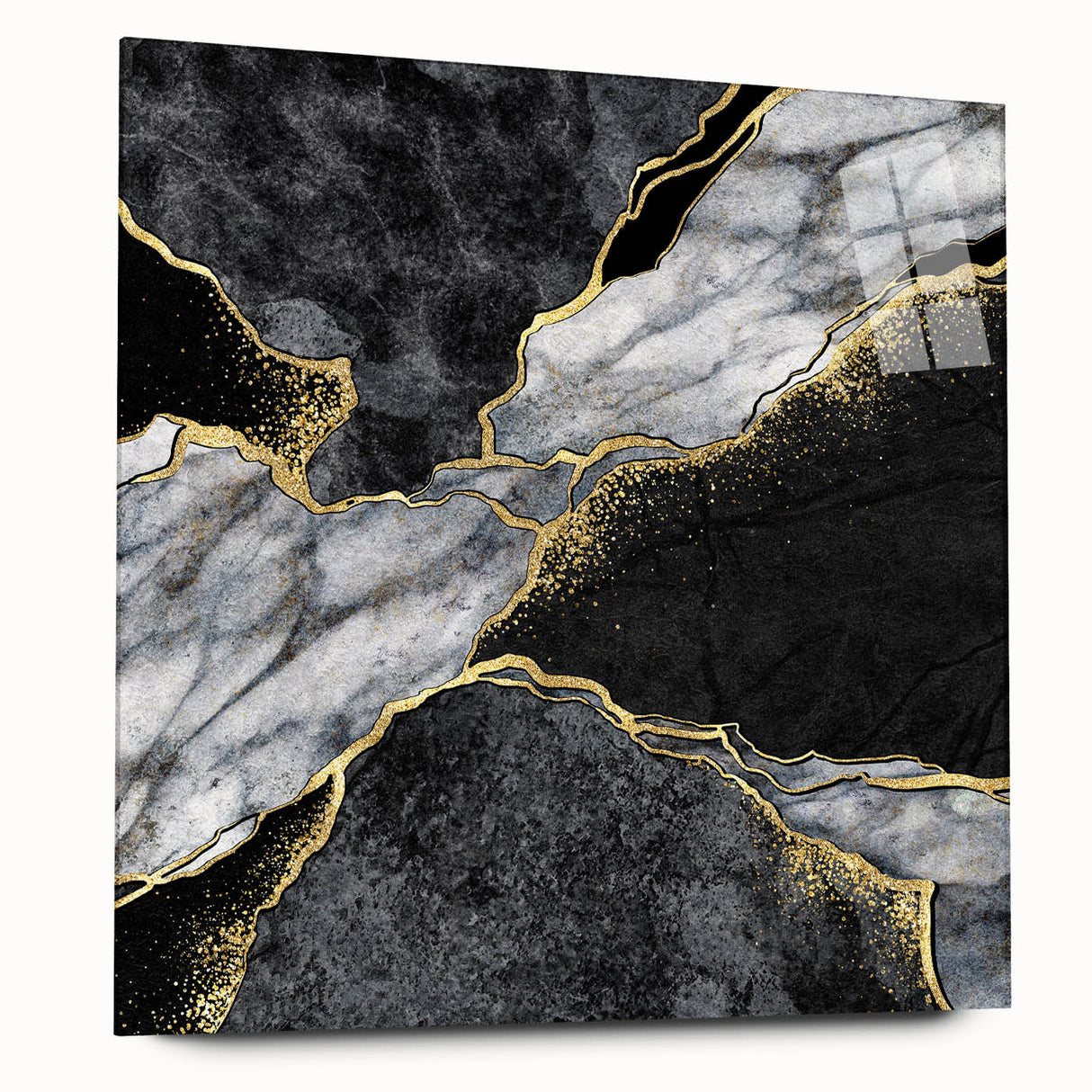 Luxury Black and Gold Marble Bedroom Wall Art – Framed & Canvas