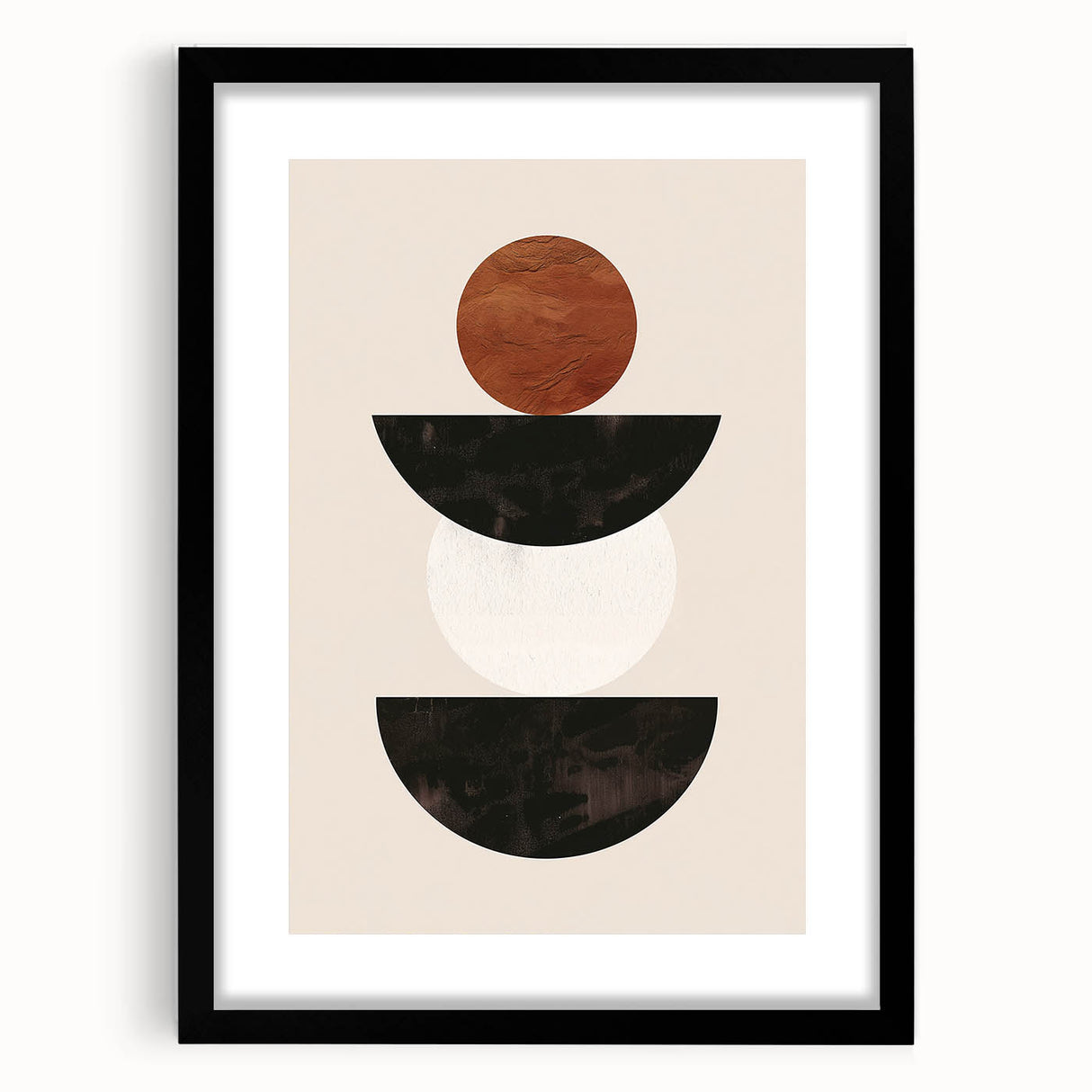 Modern Dining Room Wall Art - Abstract Geometric Framed Prints