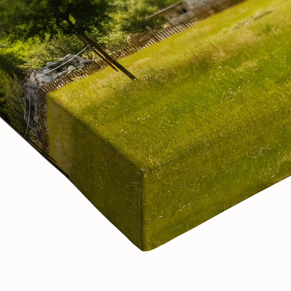 Large art canvas featuring a black and white landscape painting of Albania, ideal for bedroom wall decor.