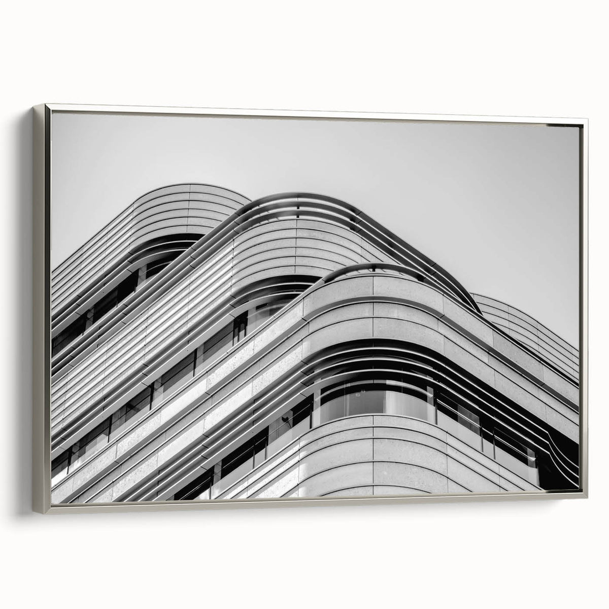 Landscape art painting of London featuring colorful art on black background, framed canvas, ideal for office decor.