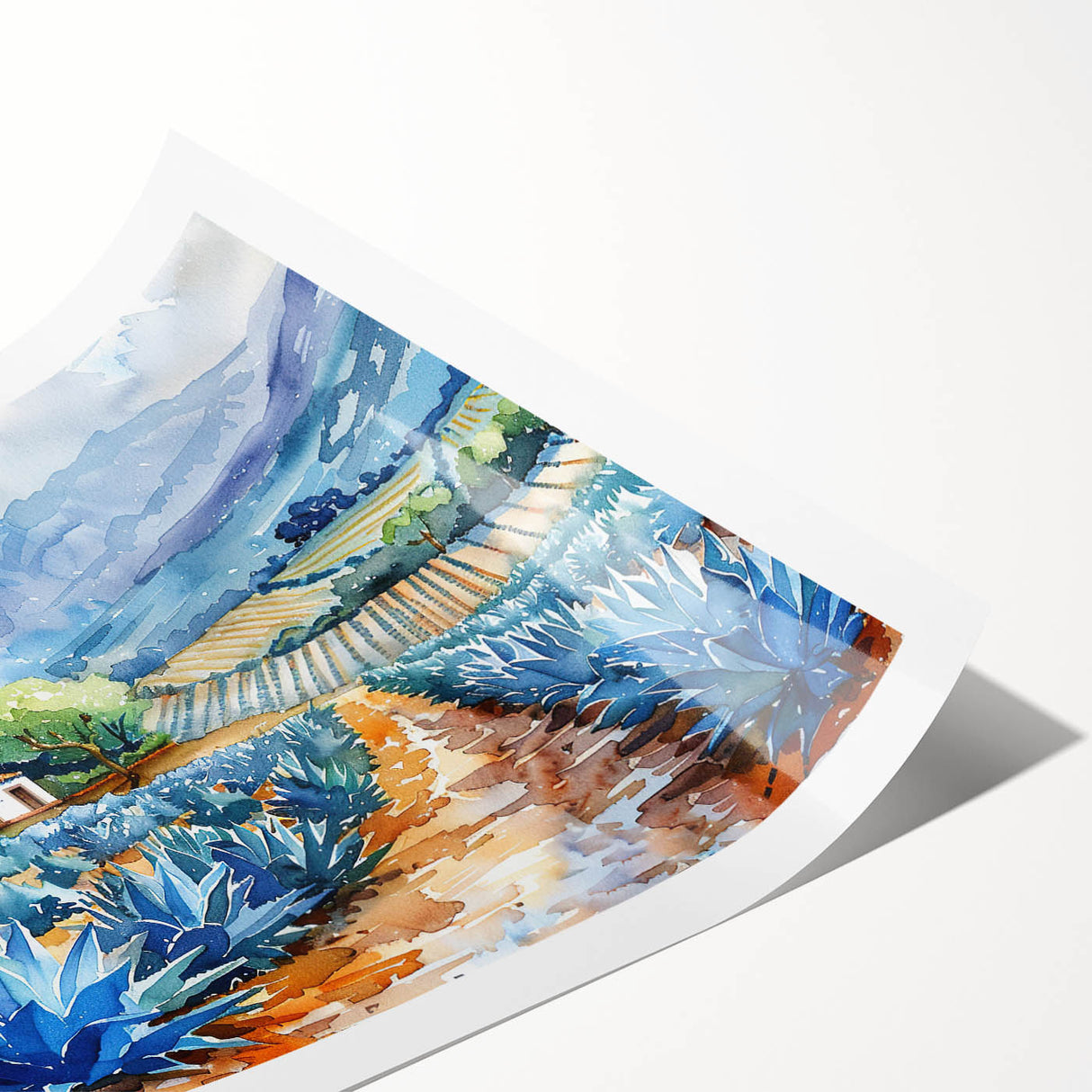 Extra large wall art featuring line art flowers in muted tones on rolled canvas, ideal for large living room décor.