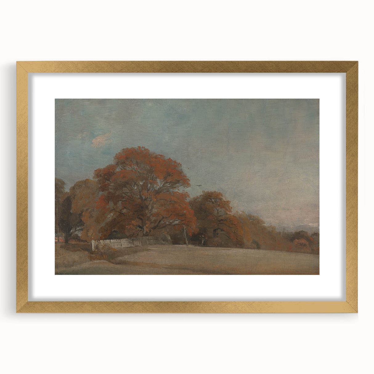 Romanticism Art: Autumn Landscape - Classic Painting by John Constable
