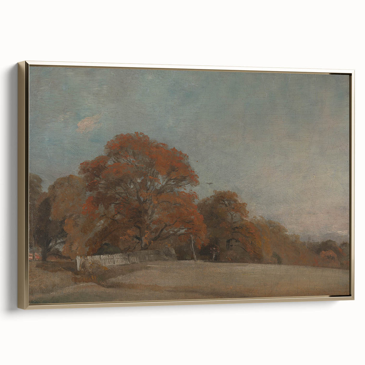 Romanticism Art: Autumn Landscape - Classic Painting by John Constable