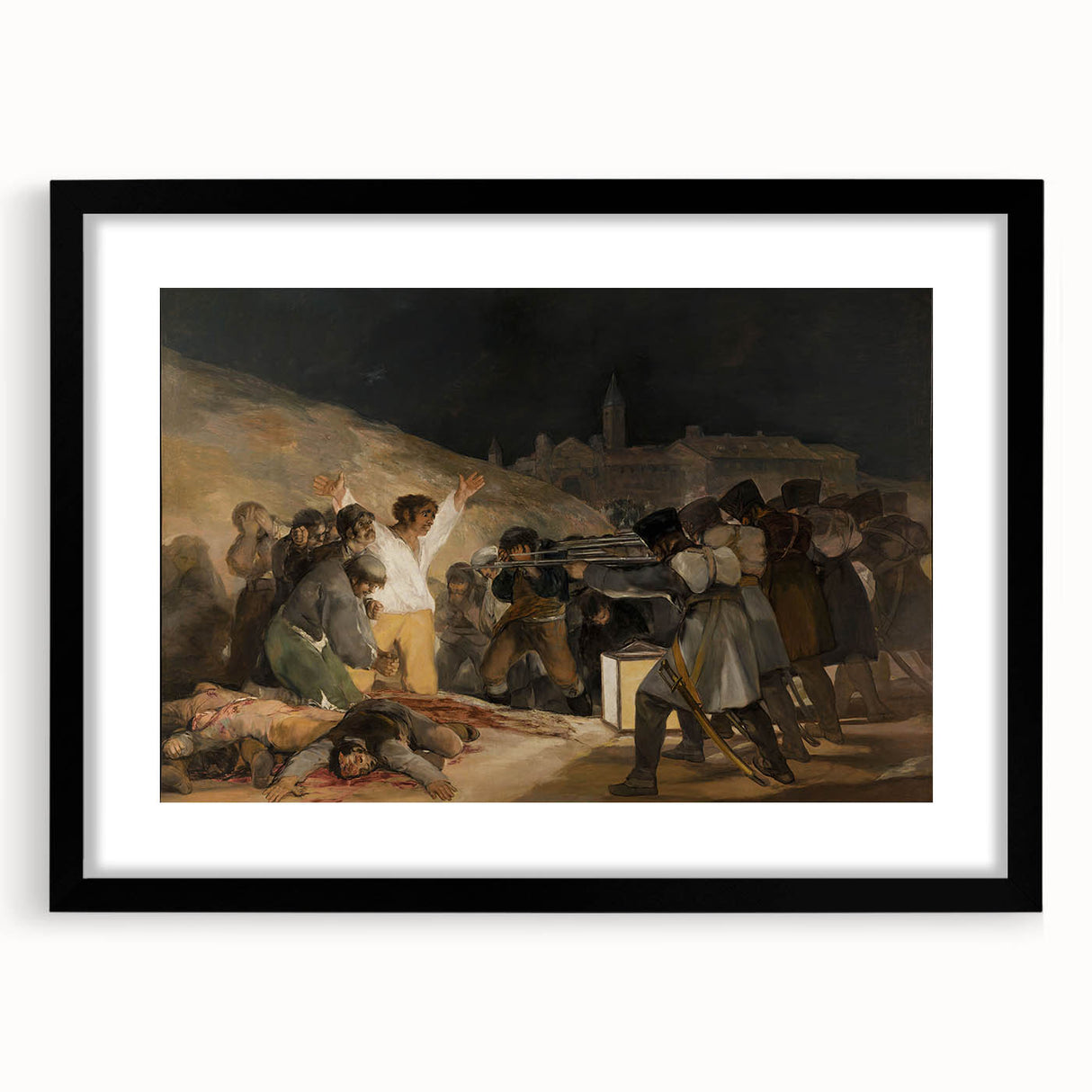 Romanticism Art: The Third of May by Goya - Historical Canvas Print