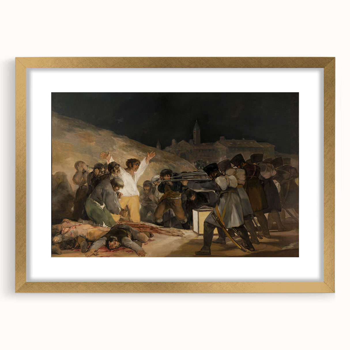 Romanticism Art: The Third of May by Goya - Historical Canvas Print