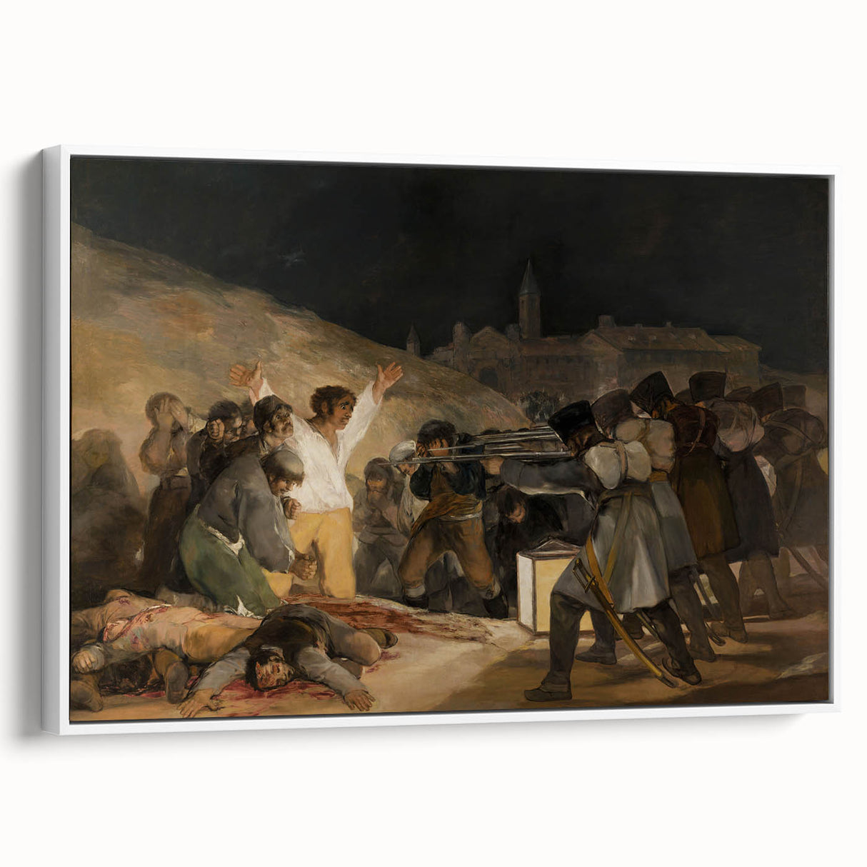 Romanticism Art: The Third of May by Goya - Historical Canvas Print