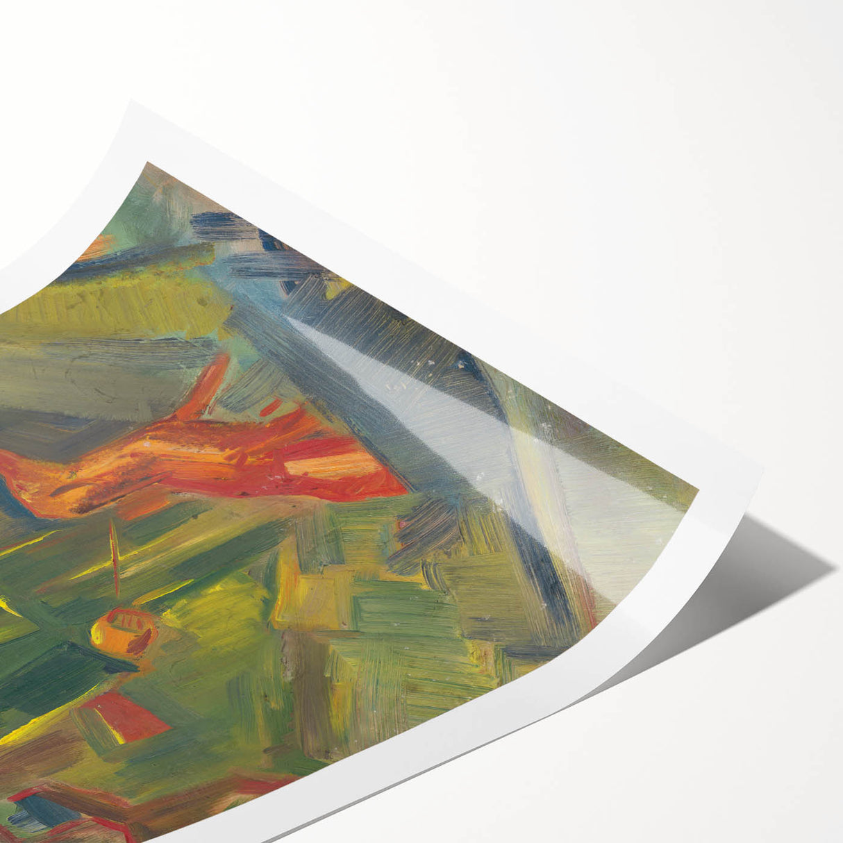 Expressionist Art - Standing Hunter with a Dog by Arnold Peter Weisz-Kubínčan