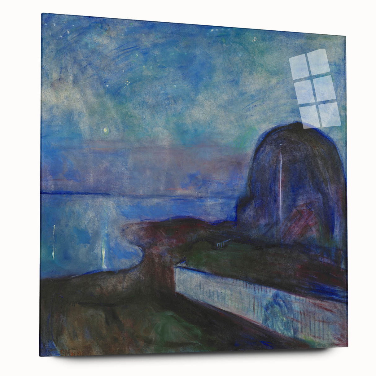 Expressionist Art - Starry Night by Edvard Munch (1893)