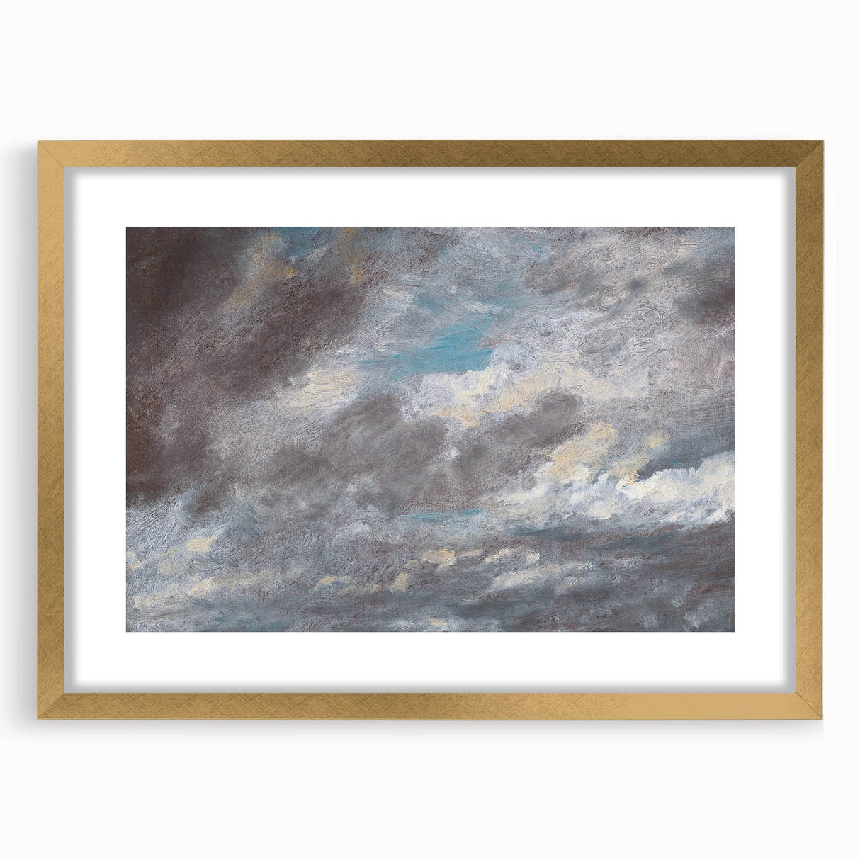 Romanticism Art - Cloud Study by John Constable on Canvas