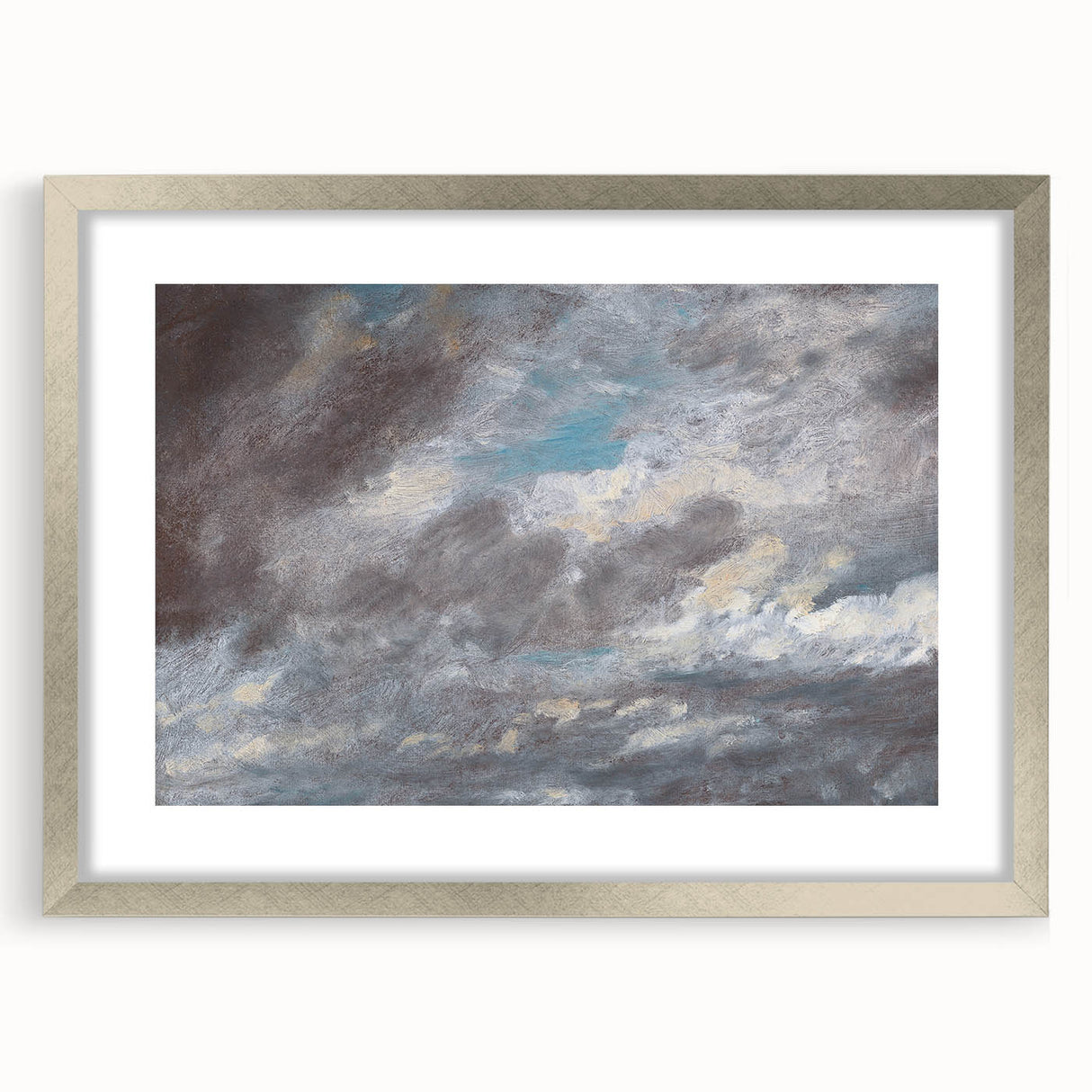 Romanticism Art - Cloud Study by John Constable on Canvas