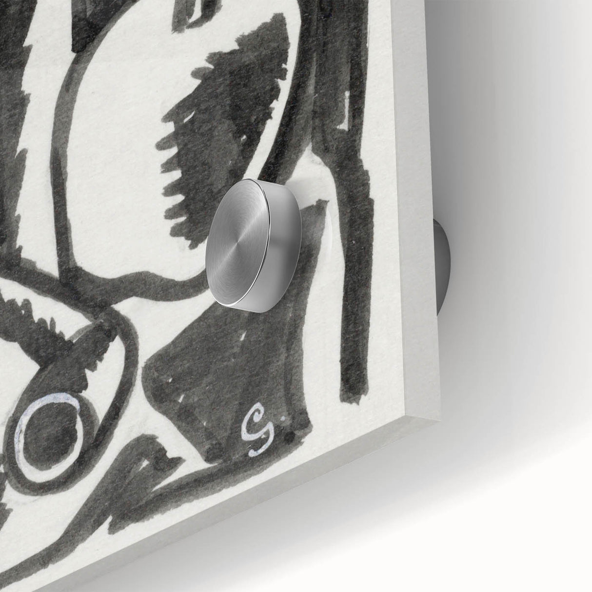 Abstract Expressionism: Still Life with Apple, Pipe, and Bottle Artwork