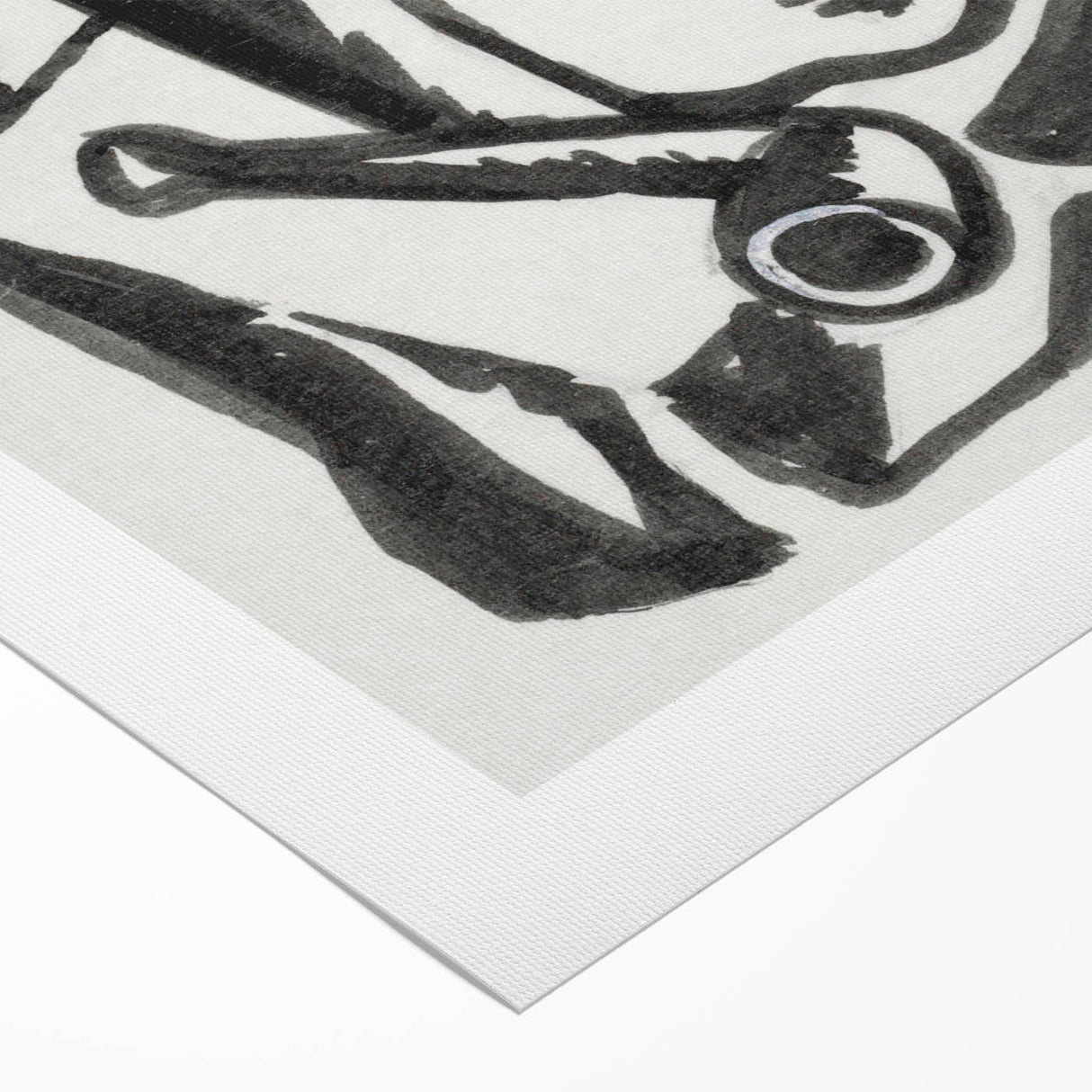 Abstract Expressionism: Still Life with Apple, Pipe, and Bottle Artwork