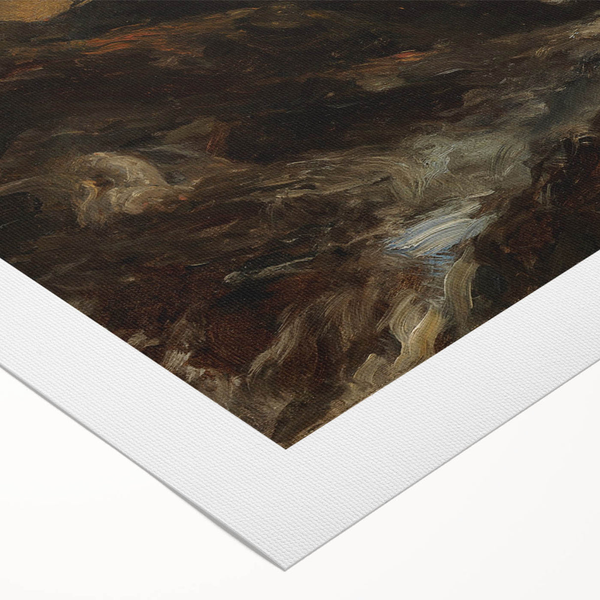 Romanticism Art - A Storm off the Normandy Coast by Eugène Isabey