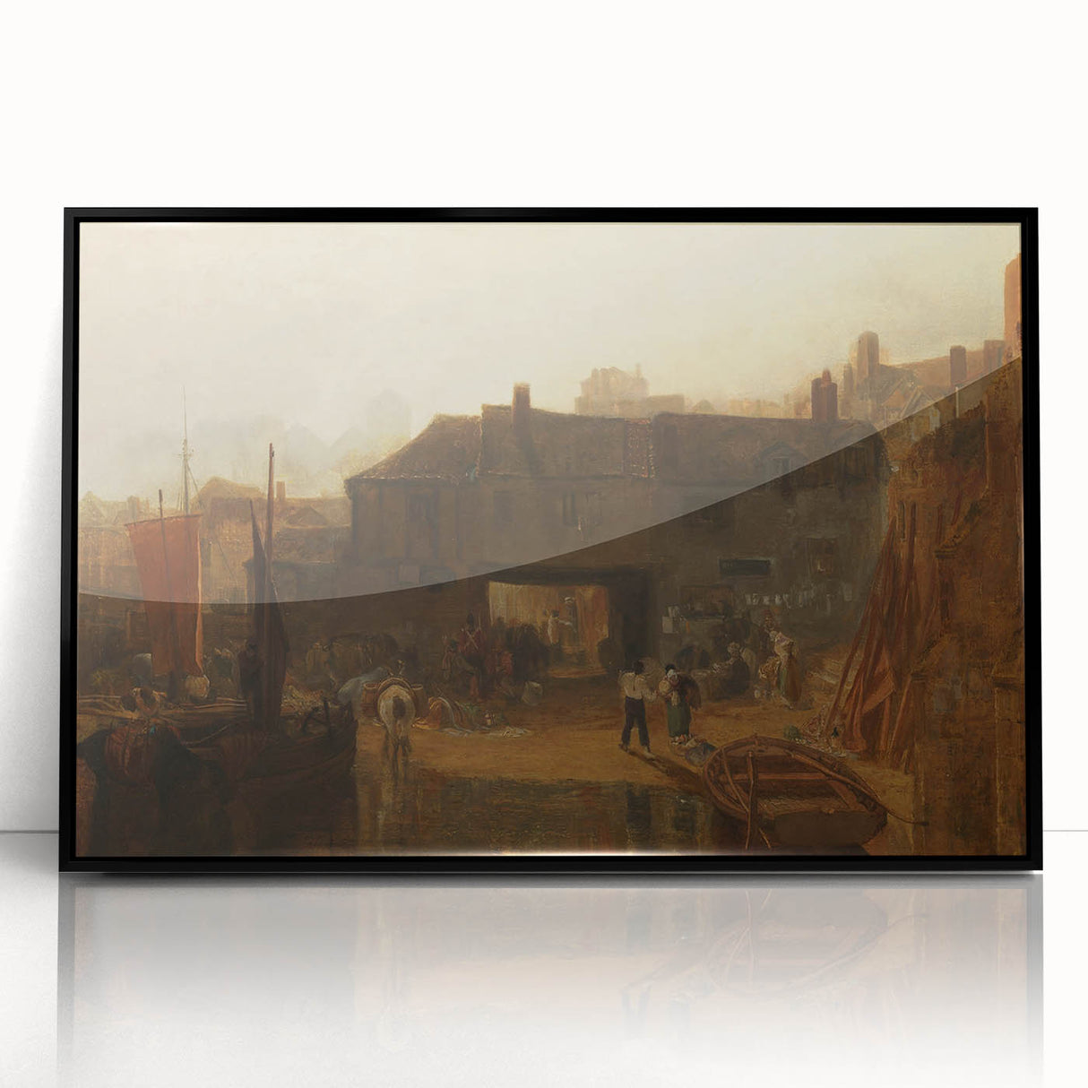 Romanticism Art: "Saltash with the Water Ferry" by J.M.W. Turner