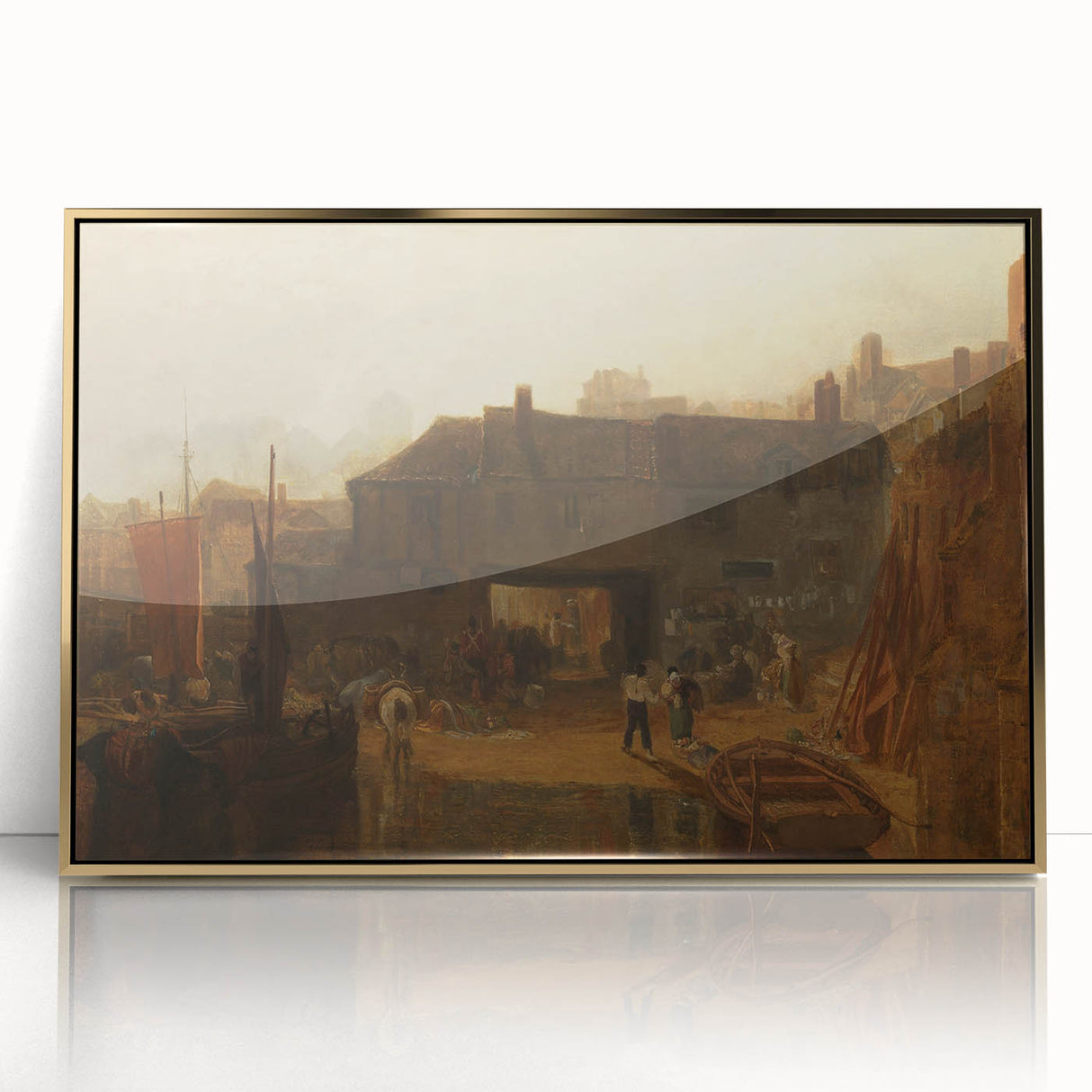 Romanticism Art: "Saltash with the Water Ferry" by J.M.W. Turner