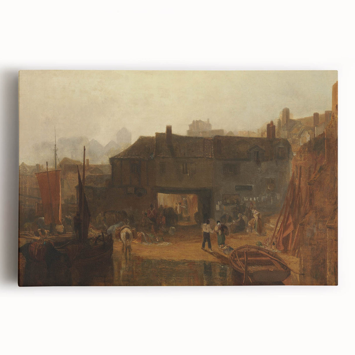 Romanticism Art: "Saltash with the Water Ferry" by J.M.W. Turner