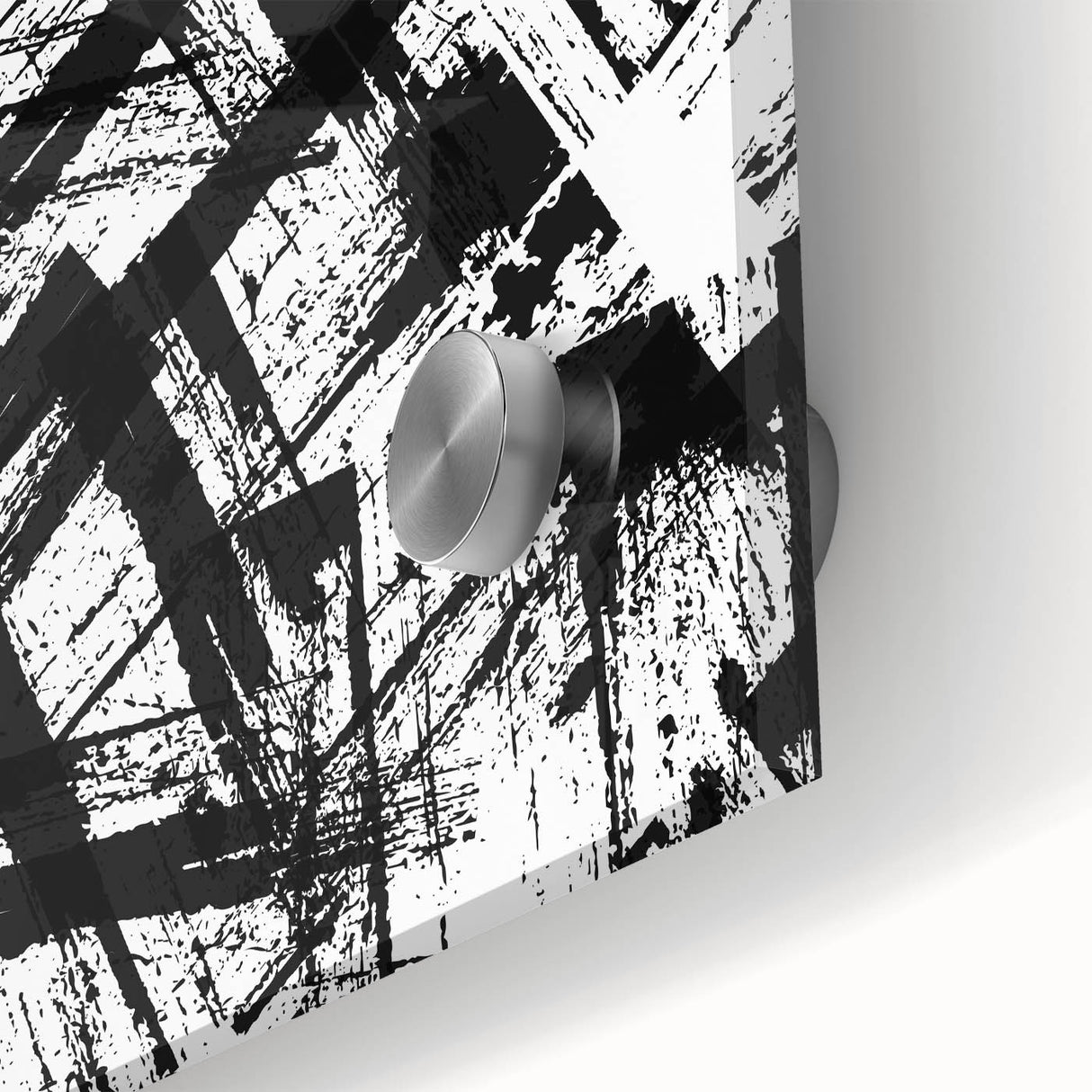 Bold Black and White Abstract Bedroom Wall Art – Framed & Canvas