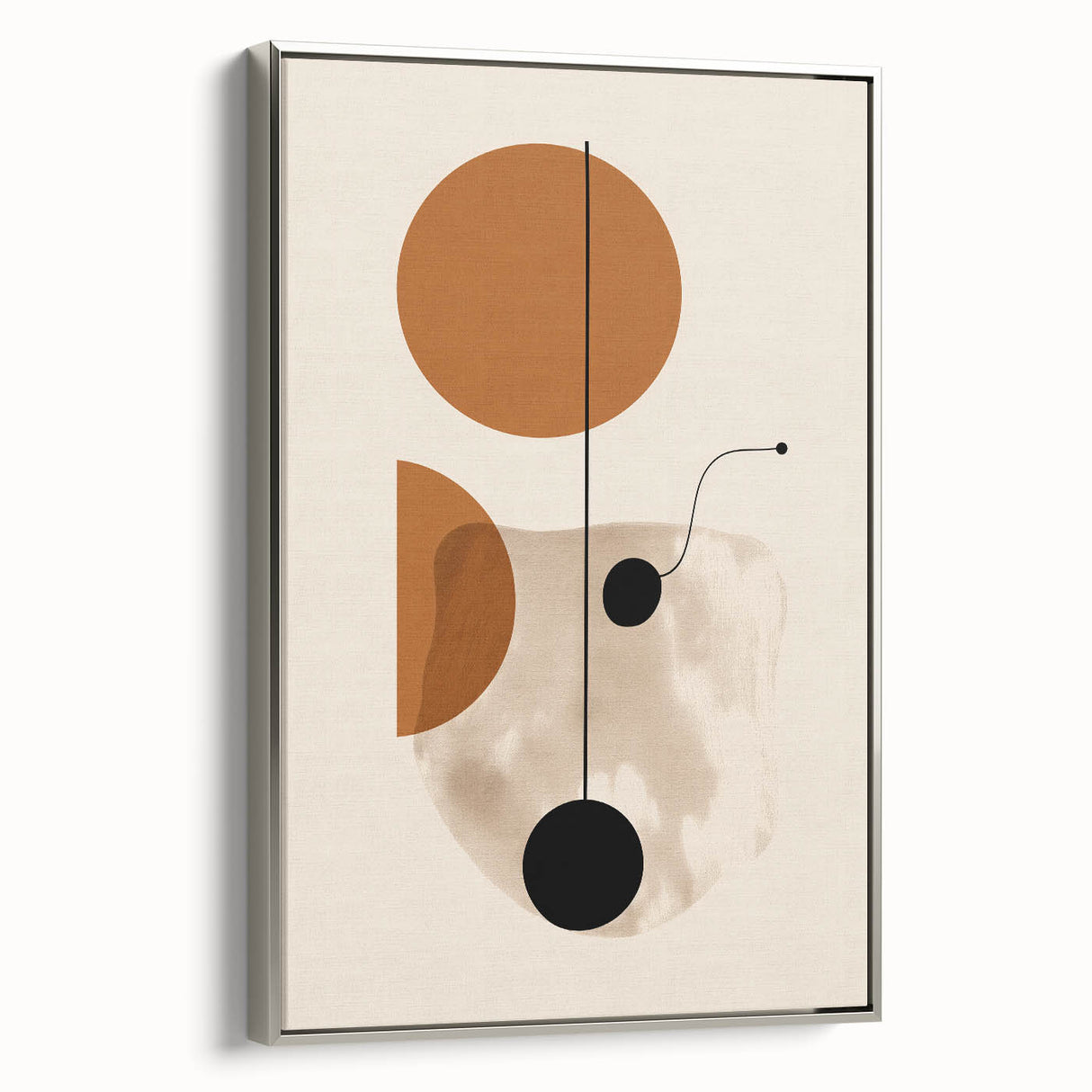Abstract Dining Room Wall Art - Modern Framed Geometric Prints
