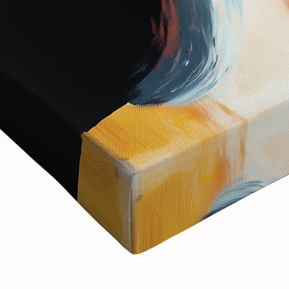 Modern Abstract Wall Art – Bold Fiery Passion Contemporary Canvas