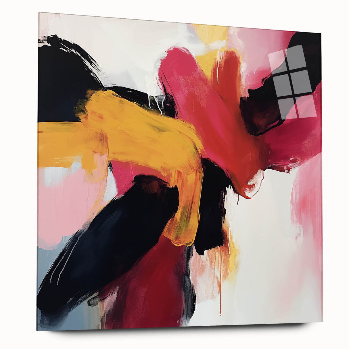 Contemporary Abstract Canvas – Vivid Minimalist Wall Art Print