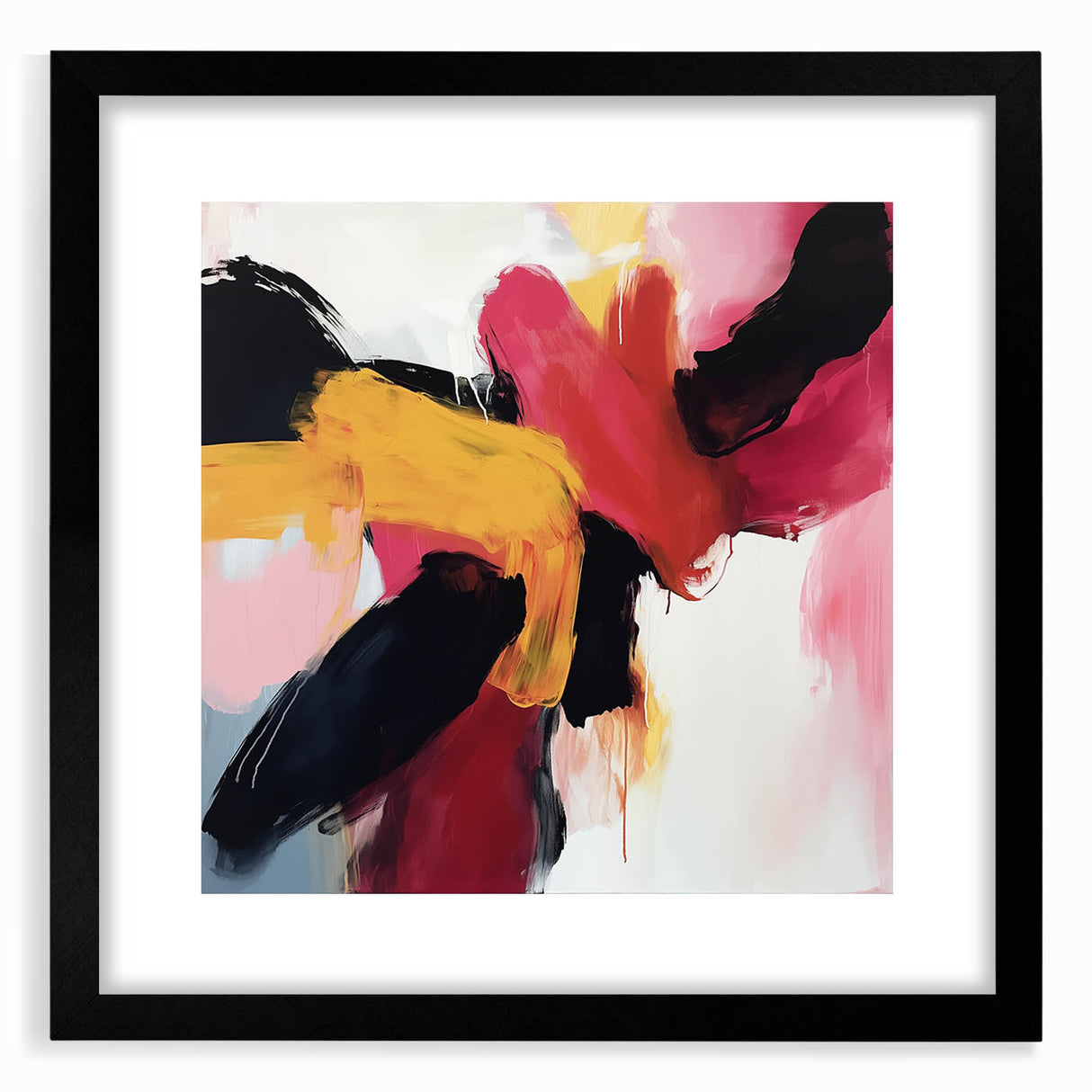 Contemporary Abstract Canvas – Vivid Minimalist Wall Art Print