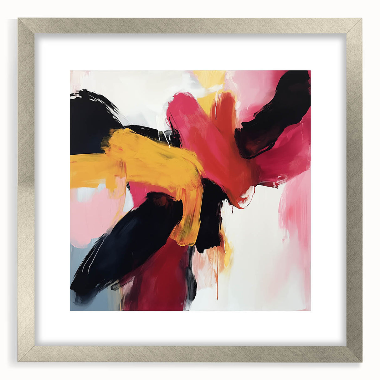 Contemporary Abstract Canvas – Vivid Minimalist Wall Art Print