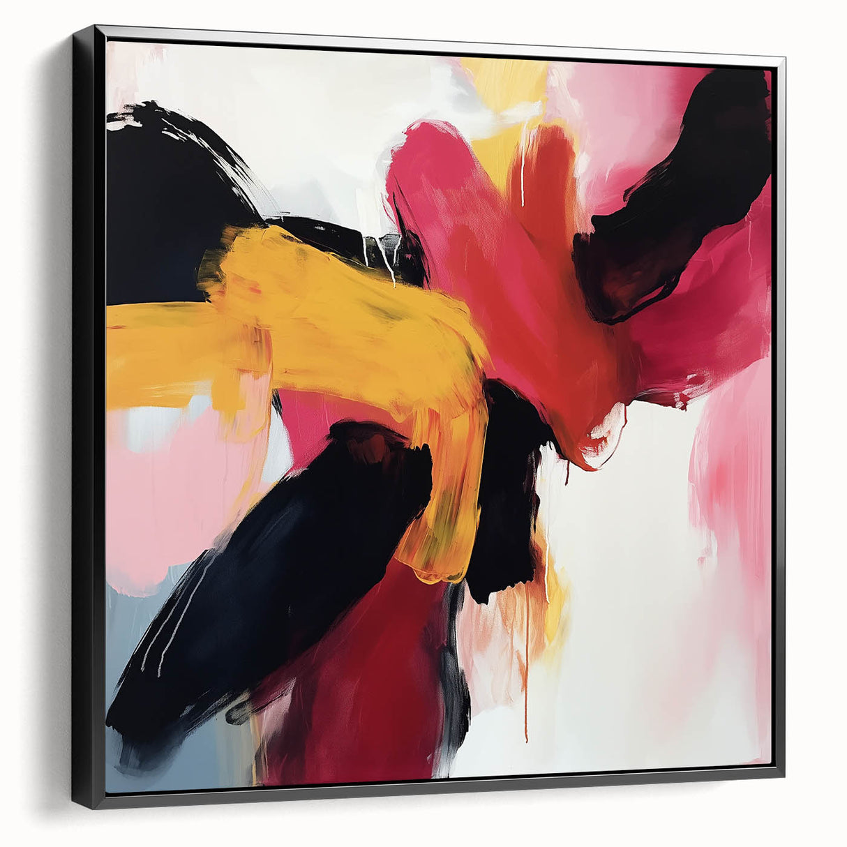 Contemporary Abstract Canvas – Vivid Minimalist Wall Art Print