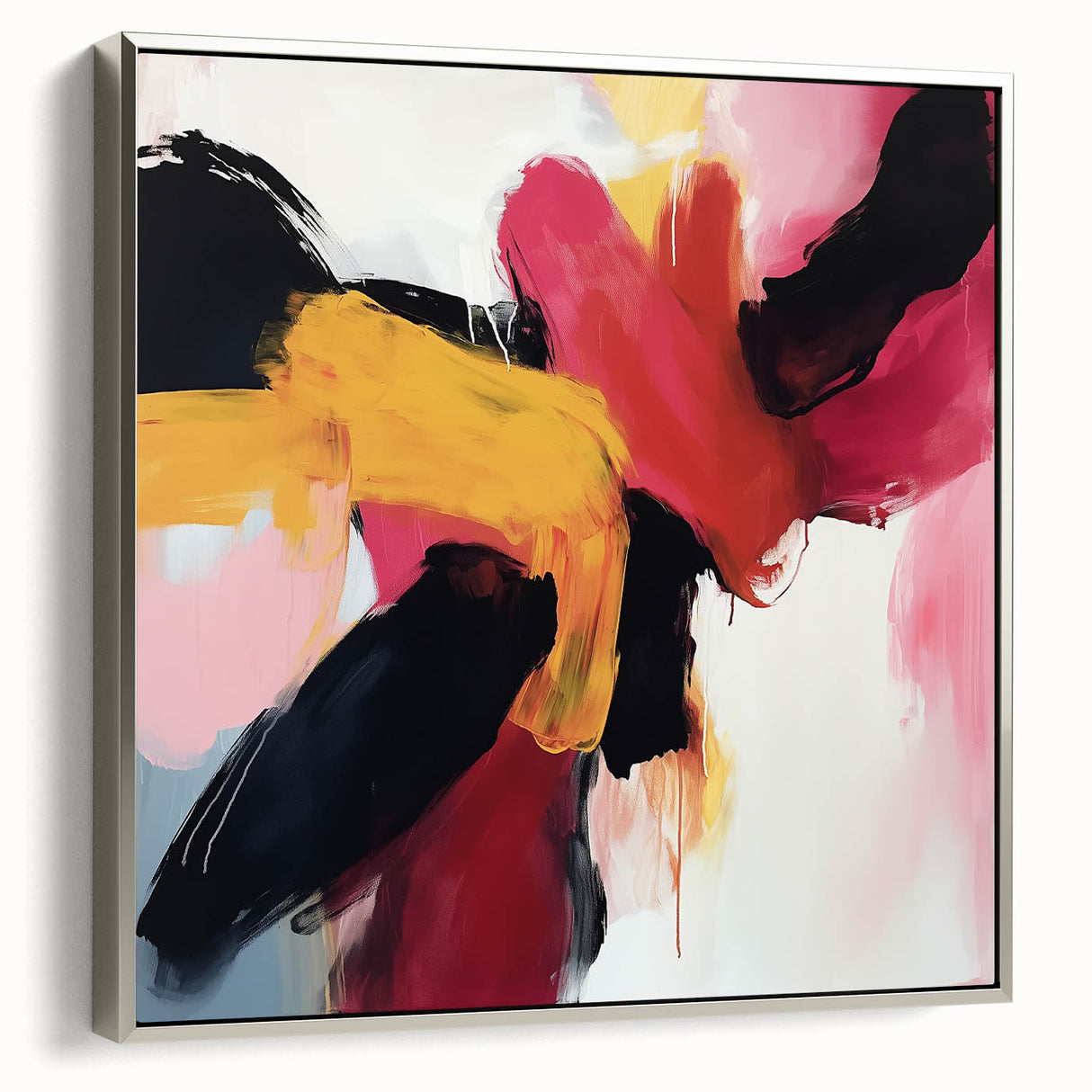 Contemporary Abstract Canvas – Vivid Minimalist Wall Art Print