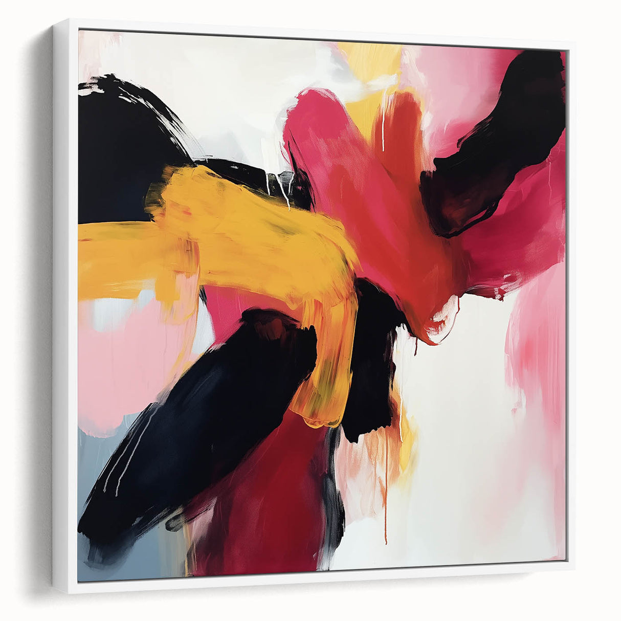 Contemporary Abstract Canvas – Vivid Minimalist Wall Art Print
