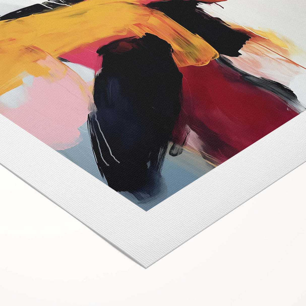 Contemporary Abstract Canvas – Vivid Minimalist Wall Art Print