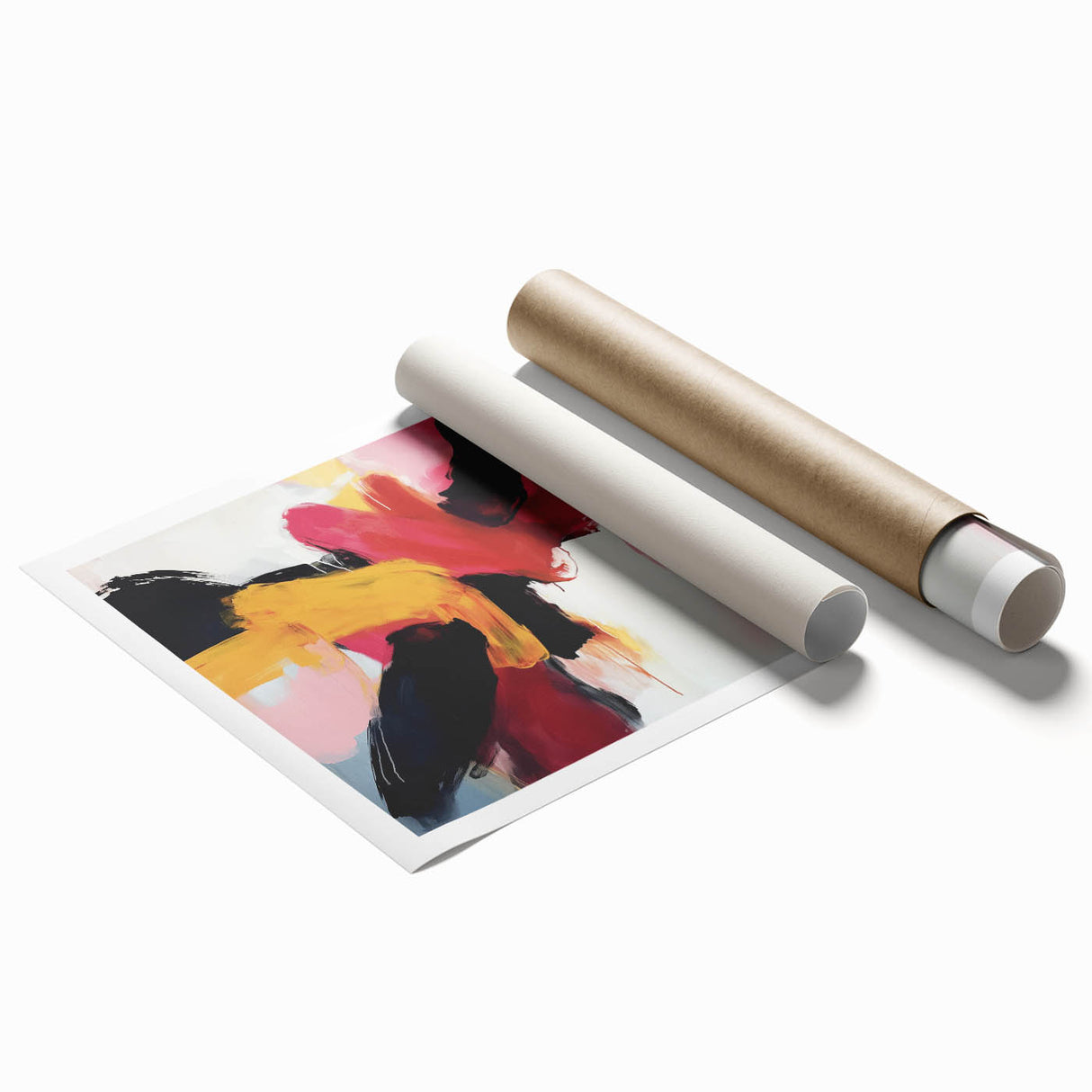 Contemporary Abstract Canvas – Vivid Minimalist Wall Art Print