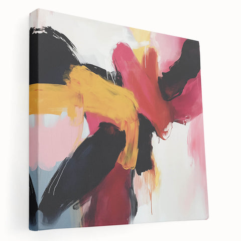 Contemporary Abstract Canvas – Vivid Minimalist Wall Art Print