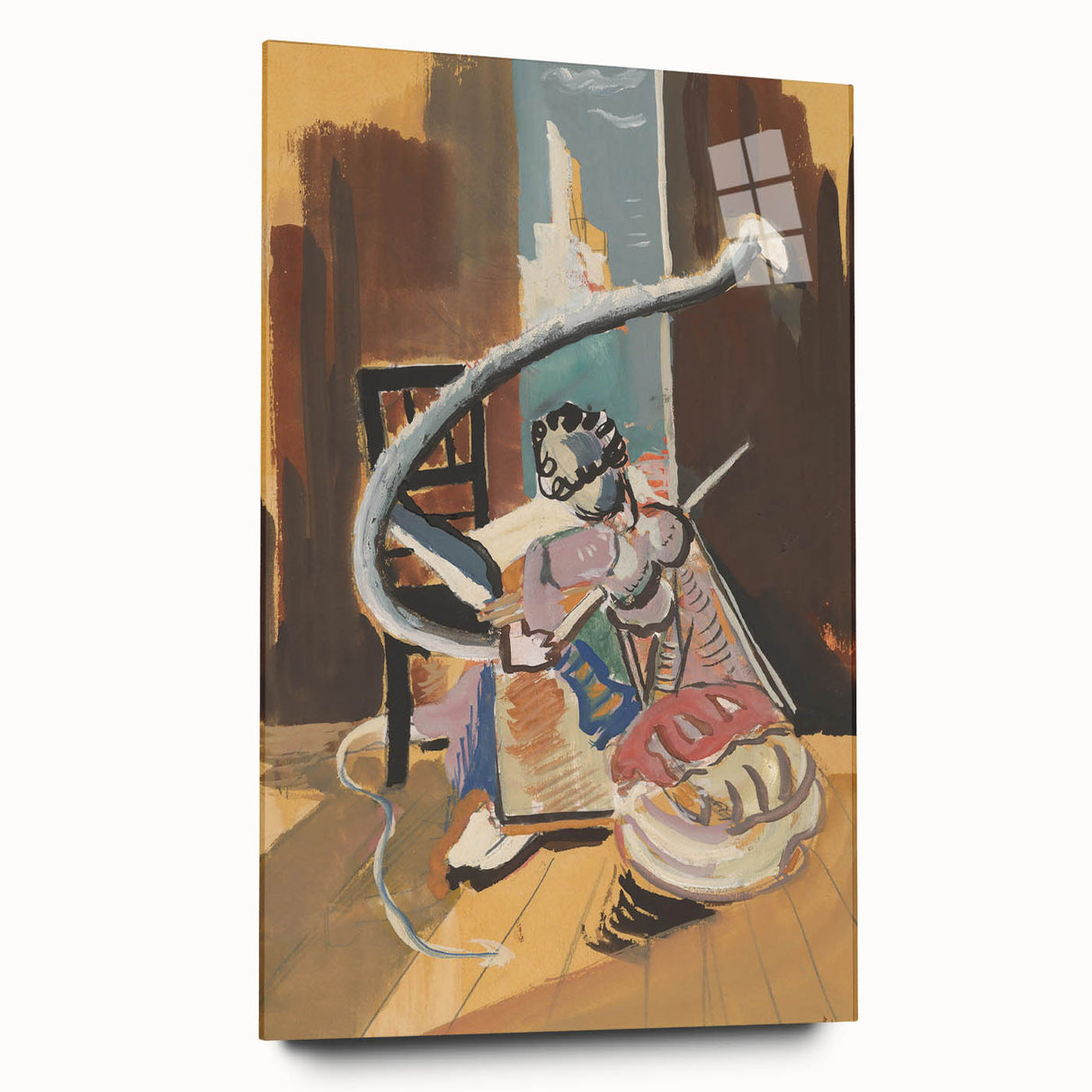 Expressionist Art: Still Life with Wine Glass and Fruit by Kirchner